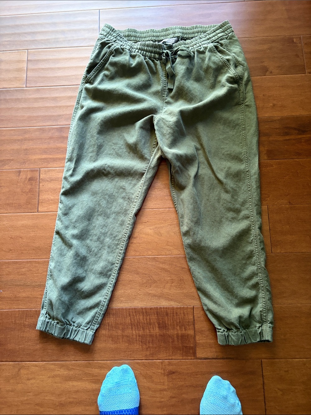JCREW Women’s Olive Green Drawstring Jogger Pants